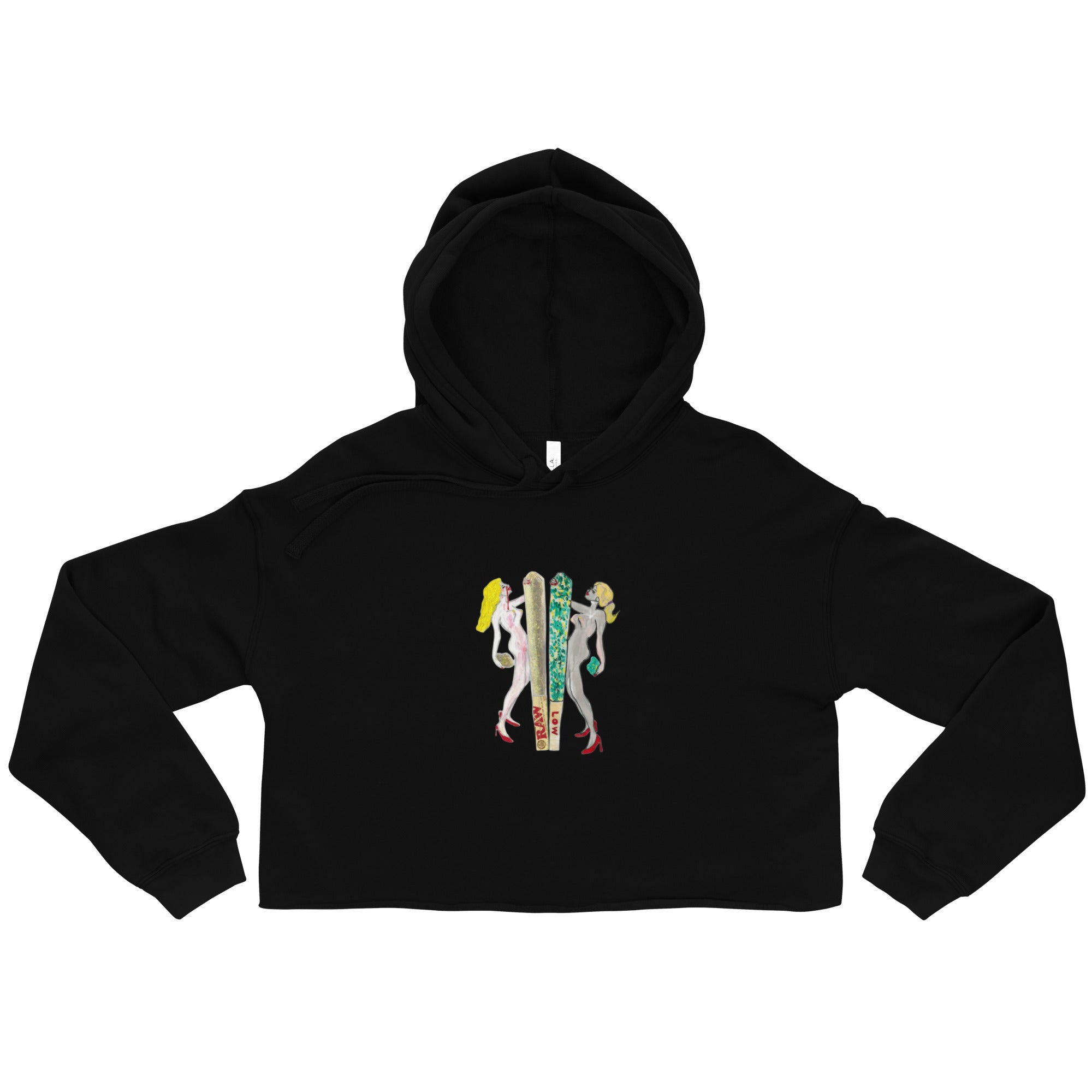Artful Crop Hoodie Quiet Confidence Edition